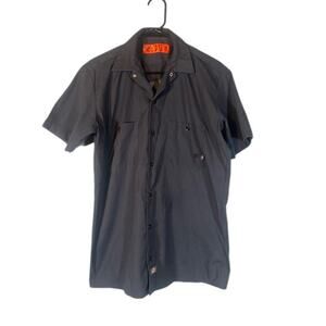 Dickies Men’s Sam Adams Brewhouse Short Sleeve Mechanic Work Shirt Size Small
